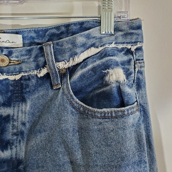KanCan Ultra Distressed Edgy 90's Boyfriend Jeans Button Fly Size 11 - Picture 6 of 10